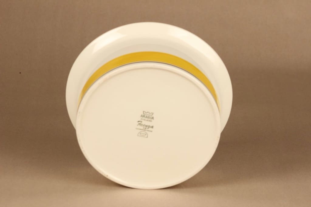 Arabia Faenza Raita kulho, raitakoriste, suunnittelija Peter Winquist, raitakoriste kuva 3