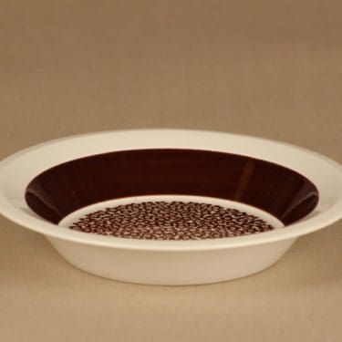 Arabia Faenza kukka lautanen, syvä, suunnittelija Inkeri Seppälä, syvä, serikuva, kukka