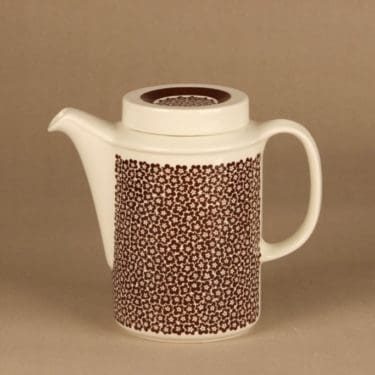 Arabia Faenza kukka kahvikaadin, 1 l, suunnittelija Inkeri Seppälä, 1 l, serikuva, kukka