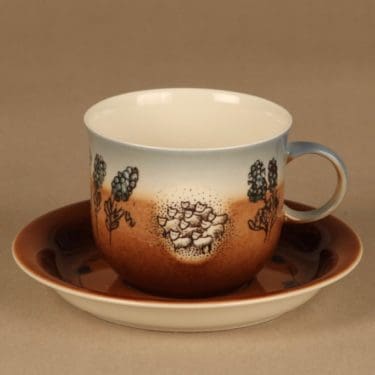 Arabia Äidille teekuppi, 1980, suunnittelija Heljä Liukko-Sundström, 1980, Äidinkuppi