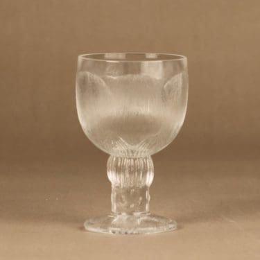 Nuutajärvi Pioni viinilasi, 20 cl, suunnittelija Oiva Toikka, 20 cl