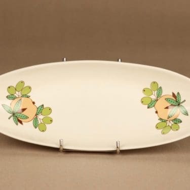 Arabia Eden sillivati, monivärinen, suunnittelija Raija Uosikkinen, hedelmä, retro