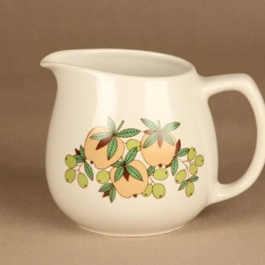 Arabia Eden kaadin, monivärinen, suunnittelija Raija Uosikkinen, hedelmä, retro