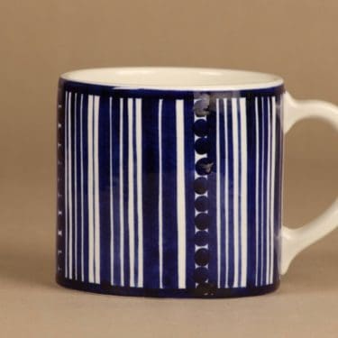 Arabia GO 1 haarikka, 0,75 l, suunnittelija Gunvor Olin-Grönqvist, 0,75 l, käsinmaalattu, signeerattu