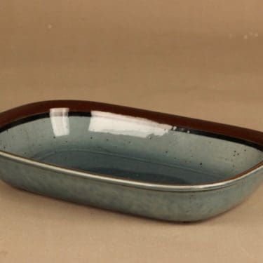 Arabia Meri uunivuoka, turkoosi, suunnittelija Ulla Procope,