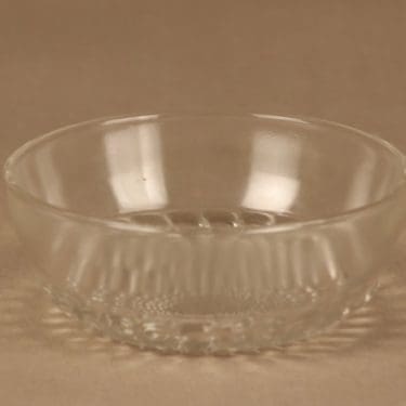 Riihimäen lasi Merja jälkiruokakulho, kirkas, suunnittelija Tamara Aladin,