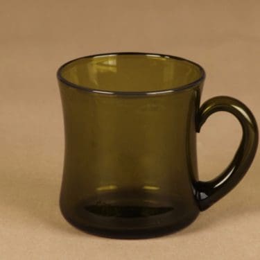 Nuutajärvi Tupa muki, vihreä, suunnittelija Kaj Franck,