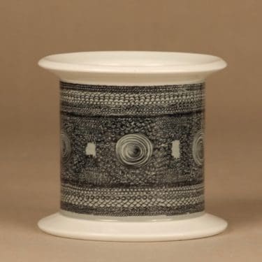 Arabia Moreeni maljakko, mustavalkoinen, suunnittelija Esteri Tomula,