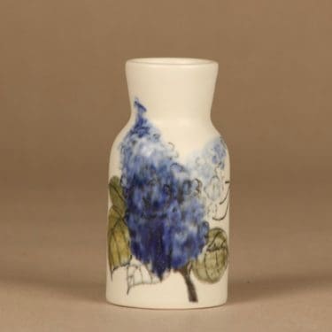 Arabia 100/1 maljakko, käsinmaalattu, suunnittelija Hilkka-Liisa Ahola, käsinmaalattu, signeerattu