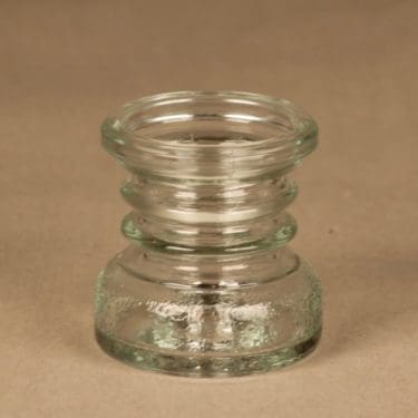 Riihimäen lasi Carmen kääntömaljakko, kirkas, suunnittelija Tamara Aladin, kynttilänjalka