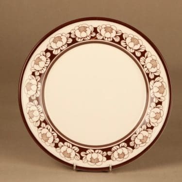 Arabia Katrilli lautanen, 26 cm, suunnittelija Esteri Tomula, 26 cm, serikuva, kukka