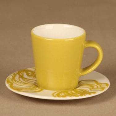 Arabia Graphics espressokuppi, 1 dl, suunnittelija Heikki Orvola, 1 dl