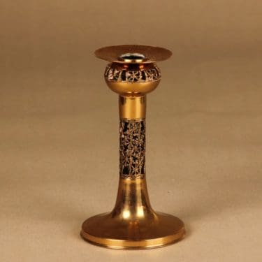 Turun Hopea Pitsi kynttilänjalka, pronssi, suunnittelija Pentti Sarpaneva,