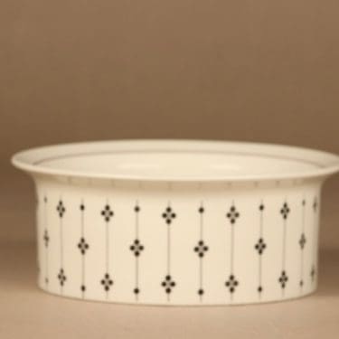 Arabia Kartano kulho, valkoinen, ruskea, suunnittelija Esteri Tomula,