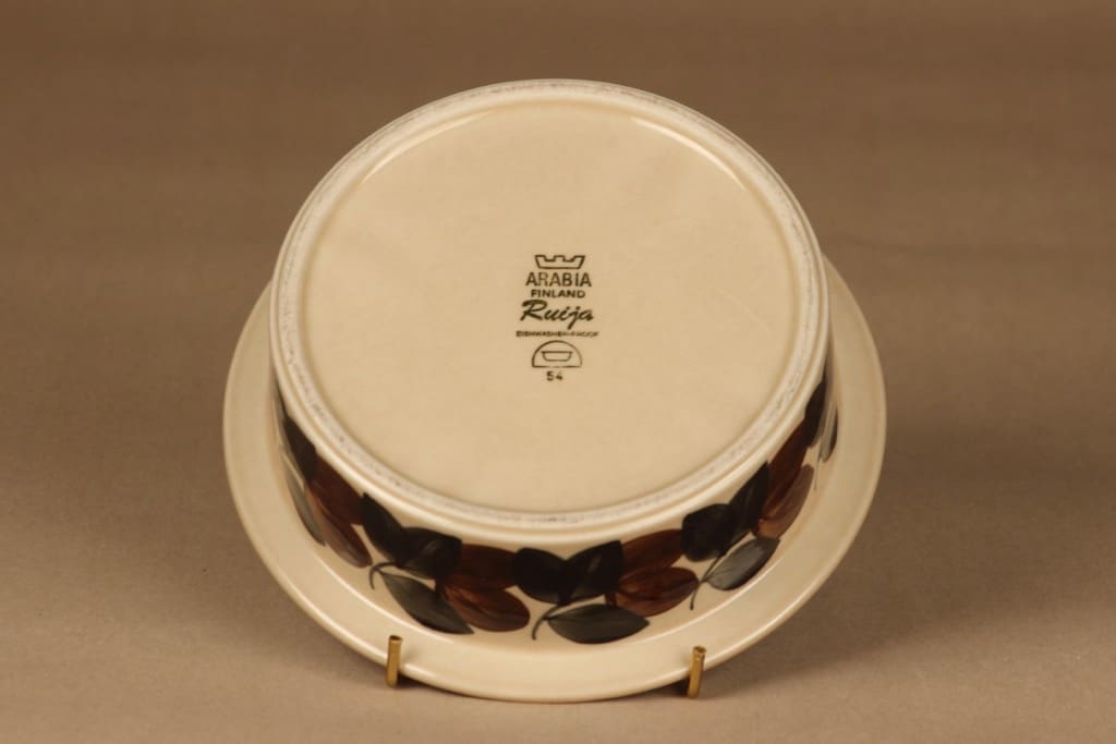 Arabia Ruija kulho, käsinmaalattu, suunnittelija Raija Uosikkinen, käsinmaalattu kuva 3