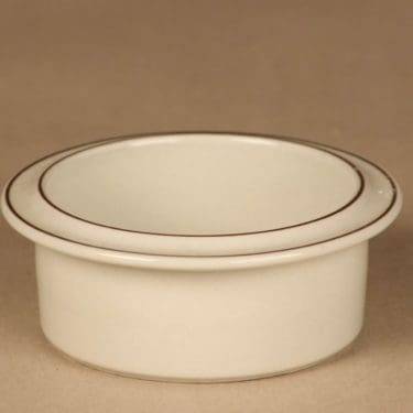 Arabia Fennica kulho, raitakoriste, suunnittelija Richard Lindh, raitakoriste, kukka, retro