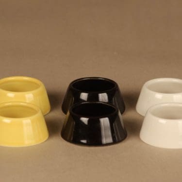 Arabia Kilta munarengas, eri värejä, 6 kpl, suunnittelija Kaj Franck,