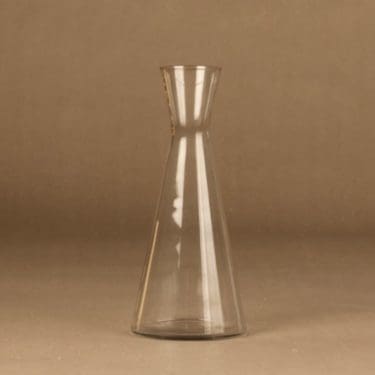 Nuutajärvi KF 1541 annoskarahvi/maljakko, kirkas, suunnittelija Kaj Franck,