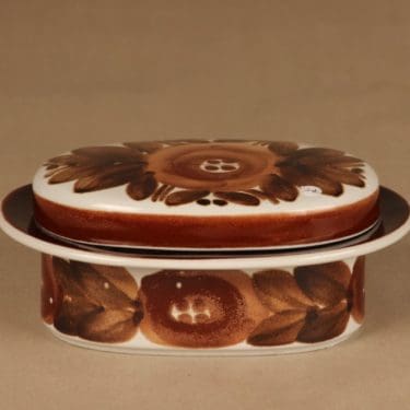 Arabia Rosmarin voirasia, käsinmaalattu, suunnittelija Ulla Procope, käsinmaalattu, signeerattu