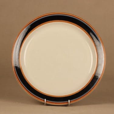 Arabia Taika lautanen, 24 cm, suunnittelija Inkeri Seppälä, 24 cm, raitakoriste