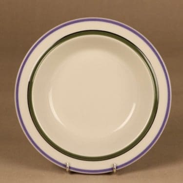 Arabia Selja lautanen, syvä, suunnittelija , syvä, raitakoriste