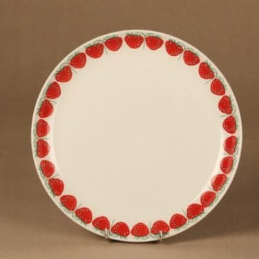 Arabia Pomona strawberry plate 23.5 cm designer Raija Uosikkinen