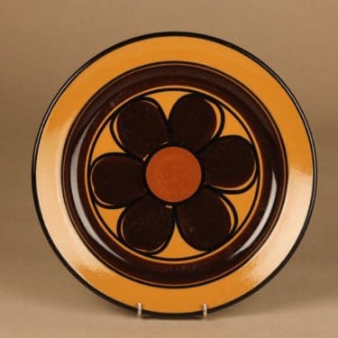 Arabia Kalevala lautanen, käsinmaalattu, suunnittelija Anja Jaatinen-Winquist, käsinmaalattu, signeerattu