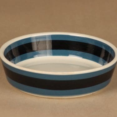 Arabia Kemi kulho, raitakoriste, suunnittelija Olga Osol, raitakoriste