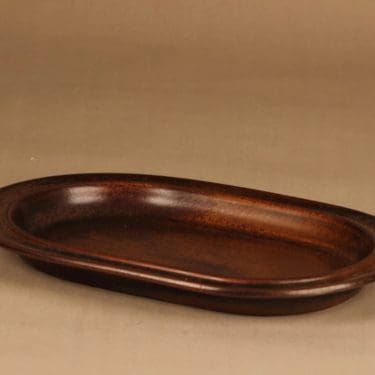 Arabia Ruska tarjoiluvati, ruskea, suunnittelija Ulla Procope,