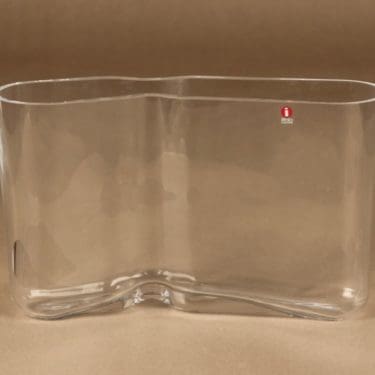 Iittala Muotka maljakko, signeerattu, suunnittelija Harri Koskinen, signeerattu