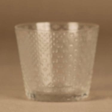 Nuutajärvi Tundra Double Old Fashioned-lasi, 42 cl, suunnittelija Oiva Toikka, 42 cl