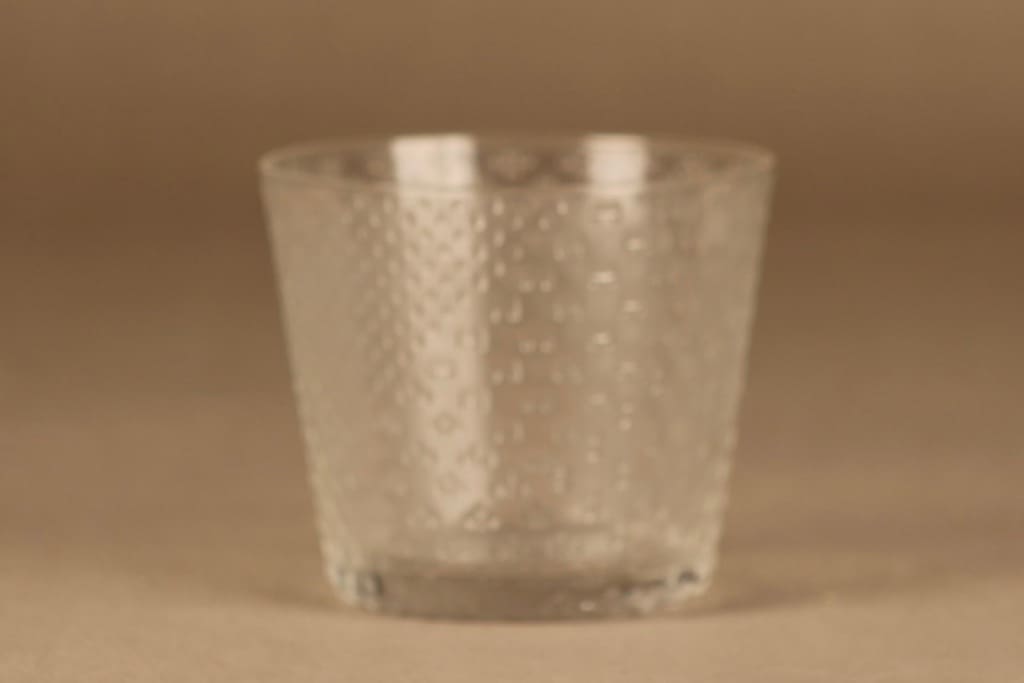 Nuutajärvi Tundra Double Old Fashioned-lasi, 42 cl, suunnittelija Oiva Toikka, 42 cl