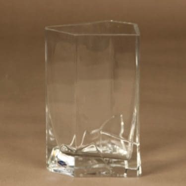 Nuutajärvi maljakko, kirkas, suunnittelija ,