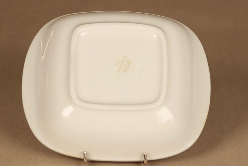 Arabia Mirja kulho, valkoinen, vihreä, suunnittelija Kaj Franck, kuva 3