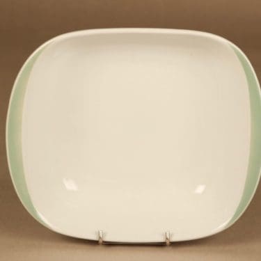 Arabia Mirja kulho, valkoinen, vihreä, suunnittelija Kaj Franck,