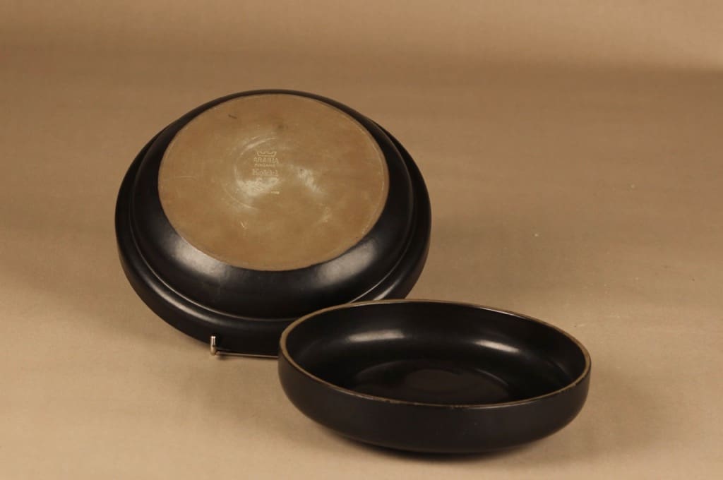 Arabia Kokki uunivuoka, kannelllinen, suunnittelija Tapio Yli-Viikari, kannelllinen kuva 3