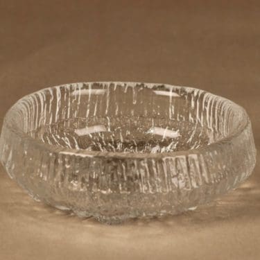 Iittala Lunaria kulho, kirkas, suunnittelija Tapio Wirkkala,