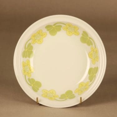 Arabia Sanna lautanen, syvä, suunnittelija Inkeri Seppälä, syvä, serikuva, retro