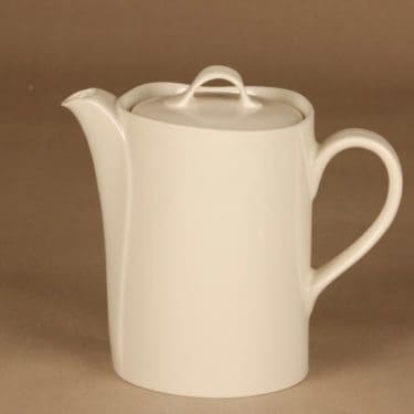 Arabia Tuuli teekaadin, valkoinen, suunnittelija Heljä Liukko-Sundström,