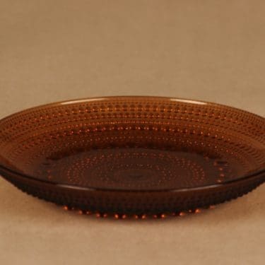 Nuutajärvi Kastehelmi lautanen, 14 cm, suunnittelija Oiva Toikka, 14 cm