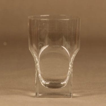 Iittala Geo lasi, kirkas, suunnittelija Ken Benson,