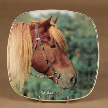 Arabia seinälautanen, Ori Pette, suunnittelija , Ori Pette, hevonen, numeroitu
