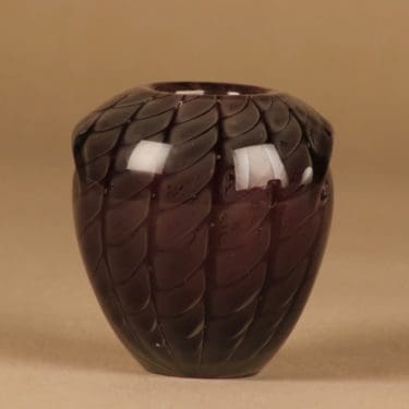 Kumela maljakko, signeerattu, suunnittelija Armando Jacobino, signeerattu