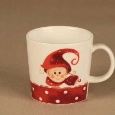 Arabia Teema muki, Tonttu, suunnittelija Minna Immonen, Tonttu, tonttu, joulu