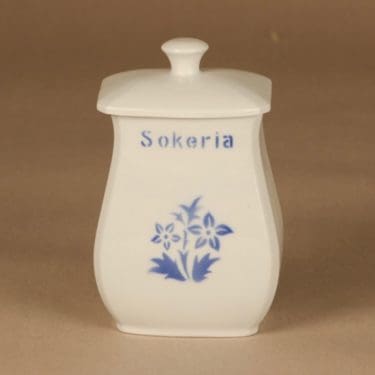 Arabia EG purkki, Sokeria, suunnittelija , Sokeria, puhalluskoriste