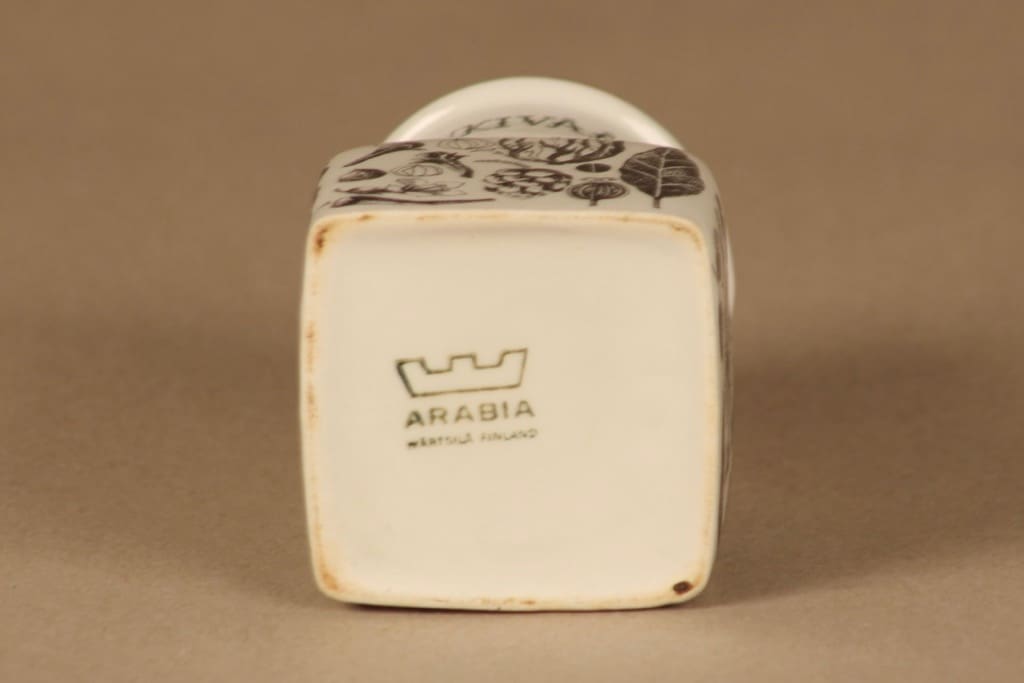 Arabia Maustekuva maustepurkki, Inkivääri, suunnittelija Esteri Tomula, Inkivääri, serikuva, mauste kuva 3