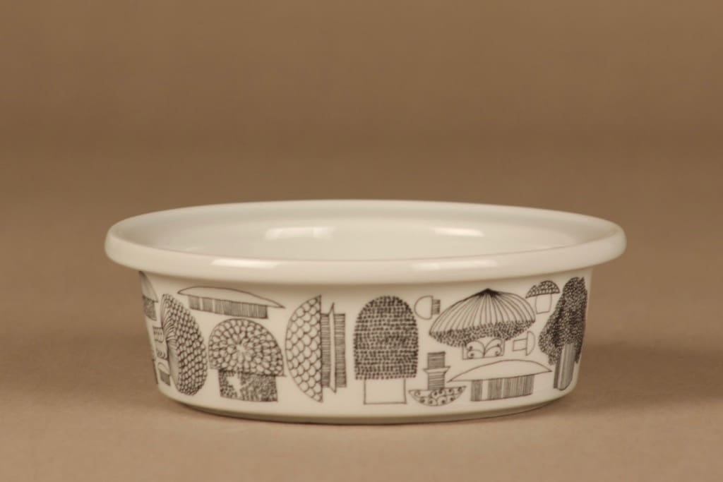 Arabia Tatti kulho, pieni, suunnittelija Esteri Tomula, pieni, sieni, tatti, serikuva