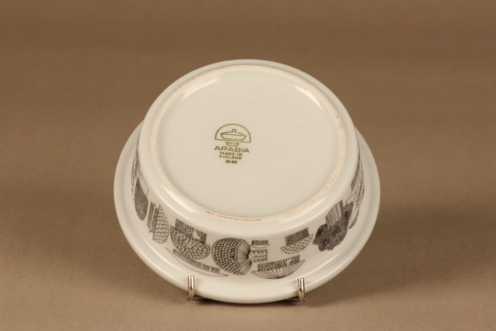 Arabia Tatti kulho, pieni, suunnittelija Esteri Tomula, pieni, sieni, tatti, serikuva kuva 3