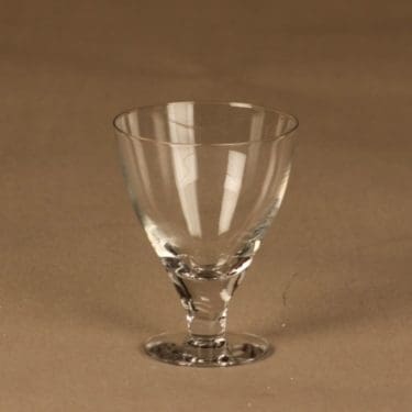 Nuutajärvi GN 46 valkoviinilasi, kirkas, suunnittelija Gunnel Nyman,