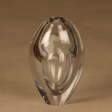 Nuutajärvi NJ106 taide-esine, signeerattu, suunnittelija Jaakko Niemi, signeerattu